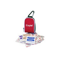 First Aid Kit -Nylon Bag - 20 Piece Set w/Carabiner Clip